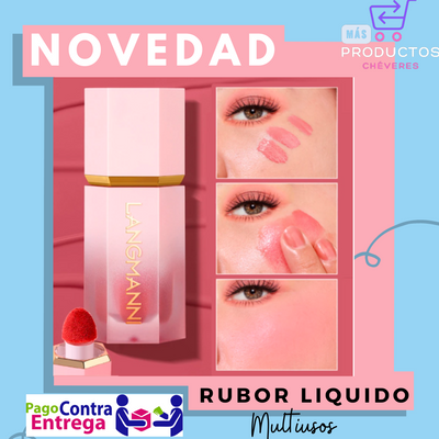 Rubor Liquido Colorete liquido Sedoso de Larga Duración