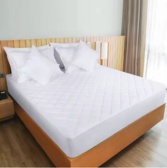 Protector Impermeable de Colchon Blanco + 2 Fundas de Almohada