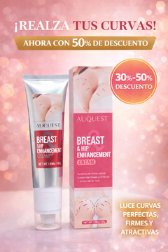 Crema Reafirmante para Glúteos y Busto AuQuest - Efecto Lifting y Firmeza