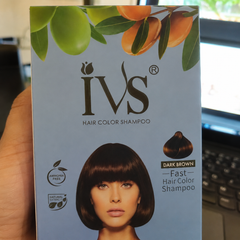 Shampoo Tinte Instantaneo Natural IVS Tono NEGRO