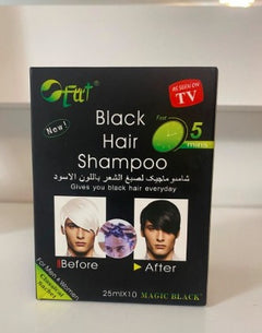 Shampoo Pinta Canas Negro BLACK HAIR™ CAJAx10